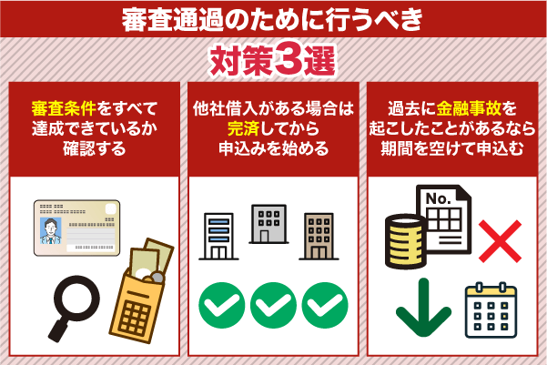 審査通過のために行うべき対策3選
