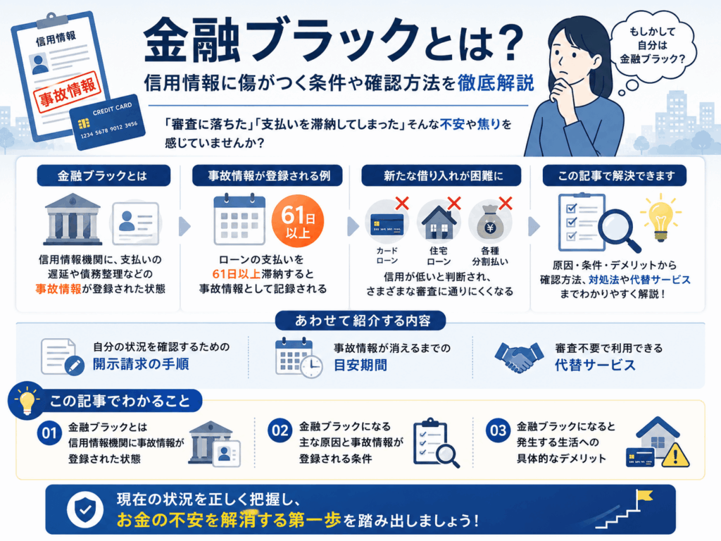 金融ブラックについての画像